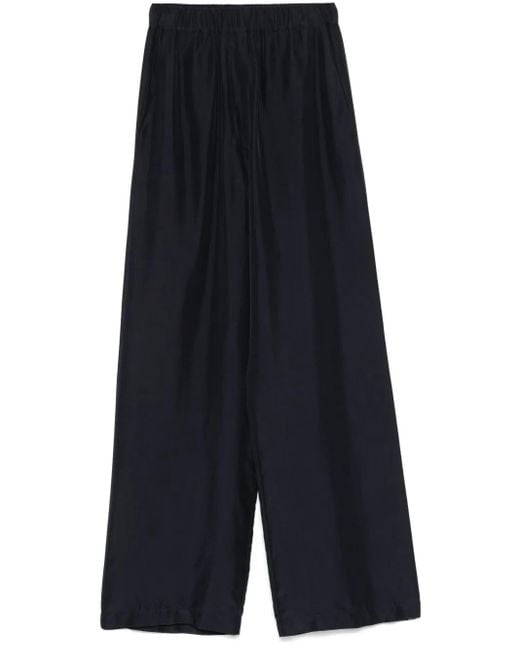Barena Blue Silk Trousers