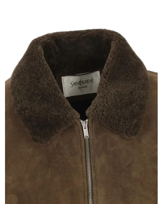 Saint Laurent Brown Jackets for men