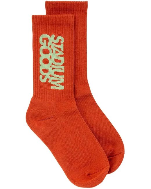 Stadium Goods Red Mountain Crew Socks