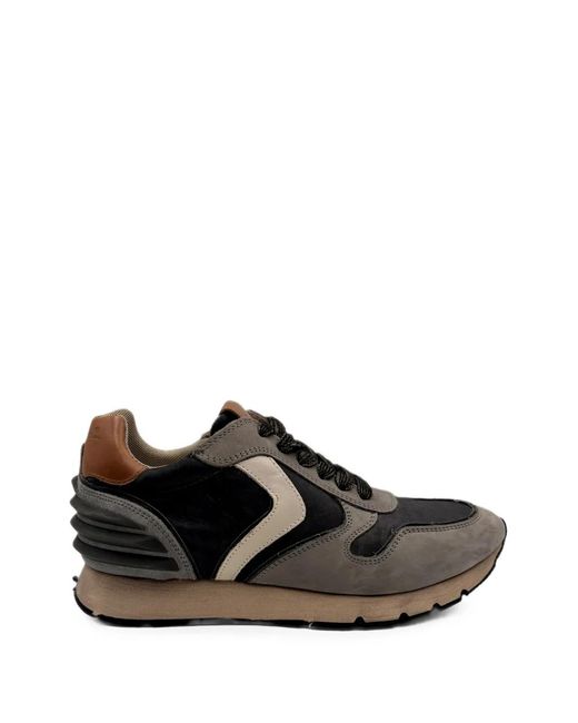 Voile Blanche Black Liam Power Panelled Sneakers for men