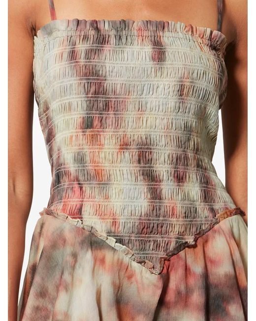 Isabel Marant Natural Anka Mini Dress
