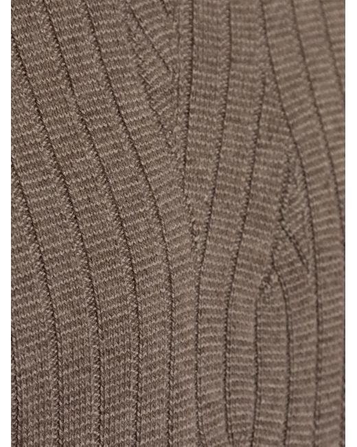 Pull En Maille Torsadée À Design Côtelé Brioni pour homme en coloris Brown