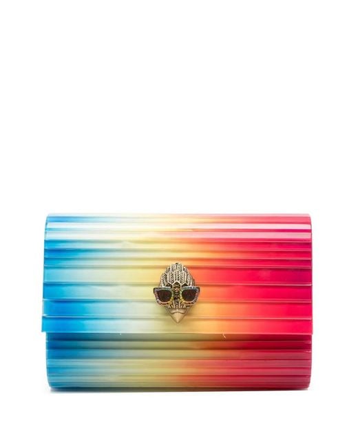 Kurt Geiger Blue Party Eagle Mini Clutch Bag