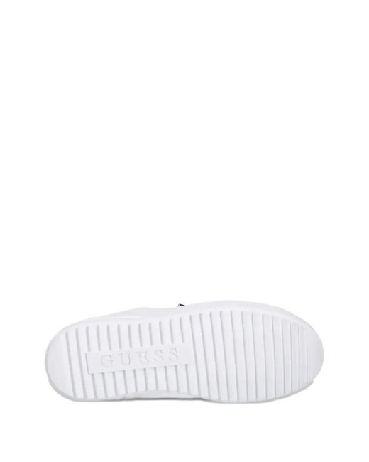 Guess White Denesa Sneakers