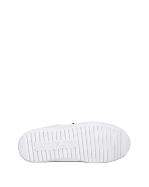 Guess White Denesa Sneakers
