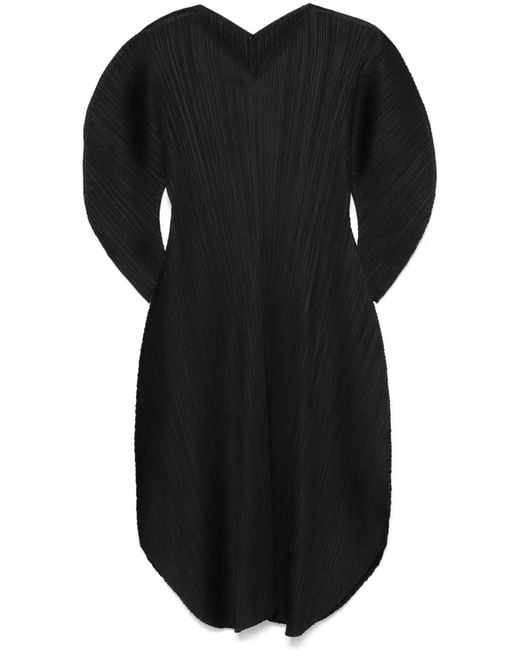 Pleats Please Issey Miyake Black Dresses