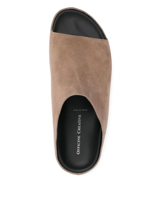 Officine Creative Brown Babouche 002 Sandals for men