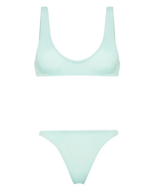Bikini con efecto arrugado Mc2 Saint Barth de color Blue