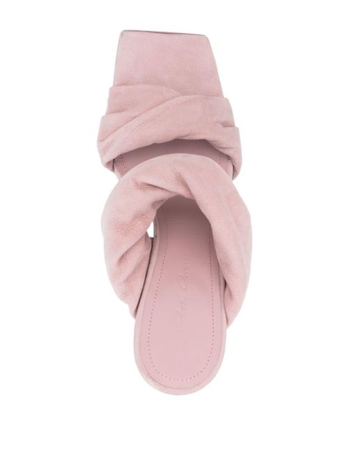 Mules Cantilever 8 110mm di Rick Owens in Pink