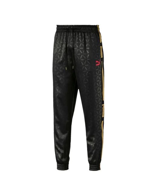 PUMA Black Luxe Pack Track Pants for men