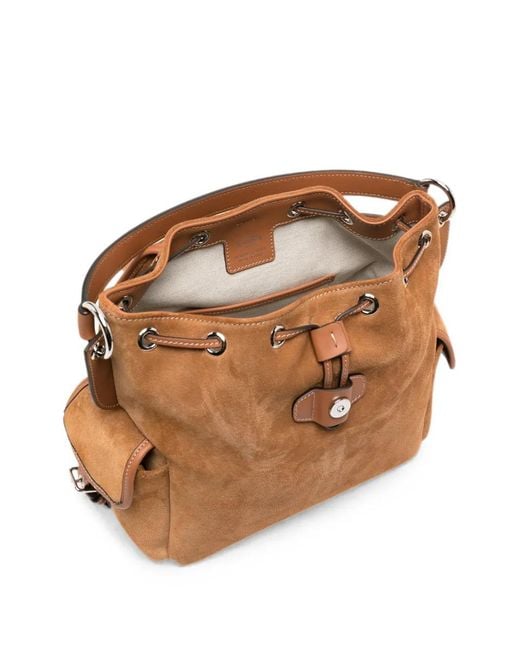 Tod's Brown Tim Zaino T Timeless Leather Backpack