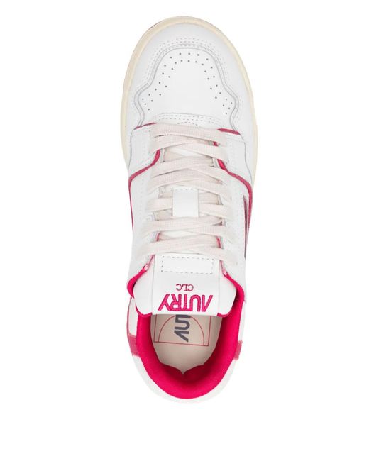 Autry Pink Clc Low Wom Mult/Mat Shoes