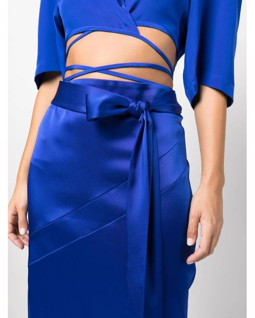 Tom Ford Blue Maxi Skirt