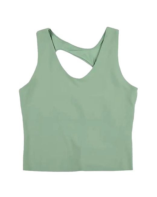 Nike Green Zenvy Dri-Fit Cut-Out Tank Top