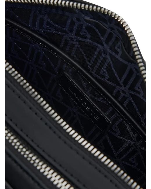 Clutch Langon di Lacoste in Black da Uomo