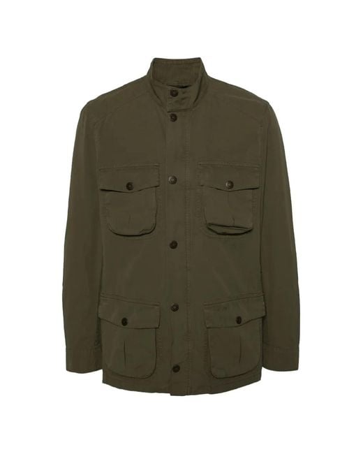 Barbour Green Veste À Poches Multiples for men