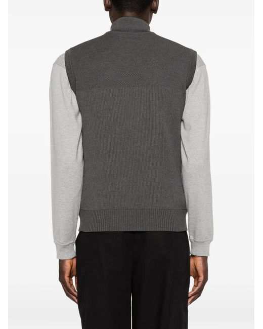 Canada Goose Gray Hybridge Quilted Knit Vest for men