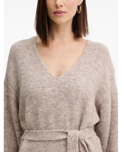 Guess Natural KIyoka Pullover mit V-Ausschnitt