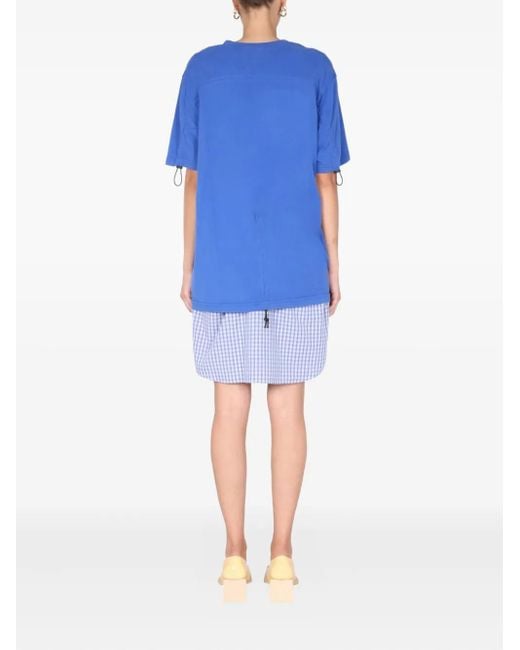 Vestido Con Cordones 1/OFF de color Blue