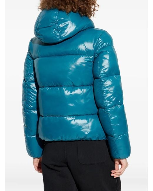 Save The Duck Blue Biddy Hooded Puffer Jacket