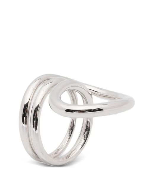 Charlotte Chesnais White Round Trip Ring