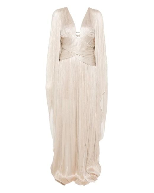 Maria Lucia Hohan Natural Aylin Maxi Dress