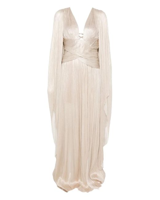 Maria Lucia Hohan Natural Aylin Maxi Dress