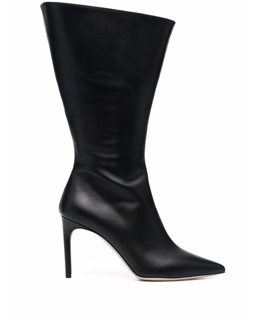 Giannico Victoria レザーブーツ Black
