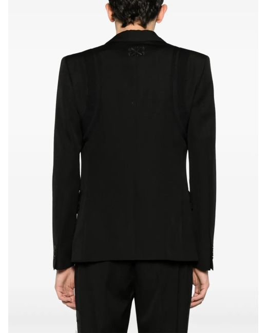 Off-White c/o Virgil Abloh Black Wool Jacket for men