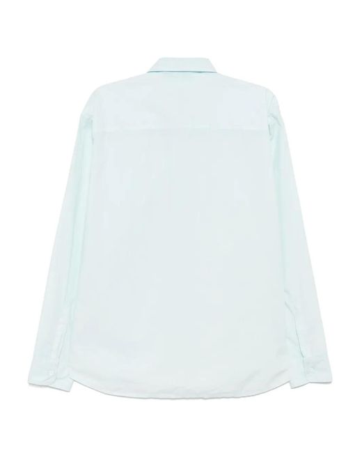 Aspesi Blue Camicia Fred Shirt for men
