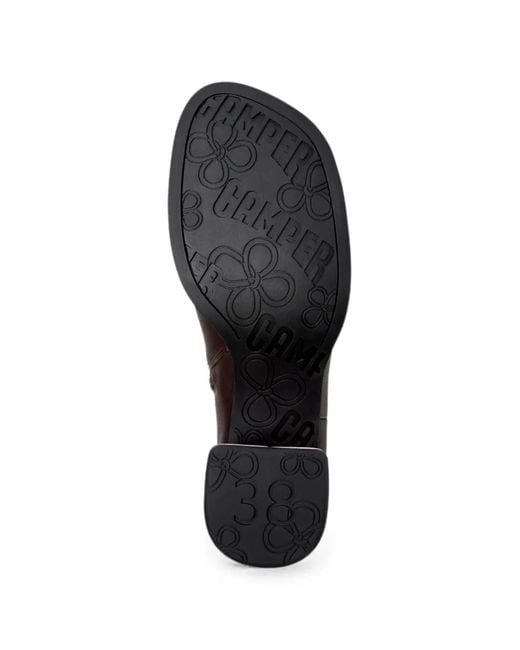 Camper Brown Kora Leather Ankle Boots