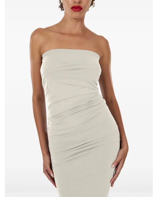 Wolford White Fatal Strapless Dress