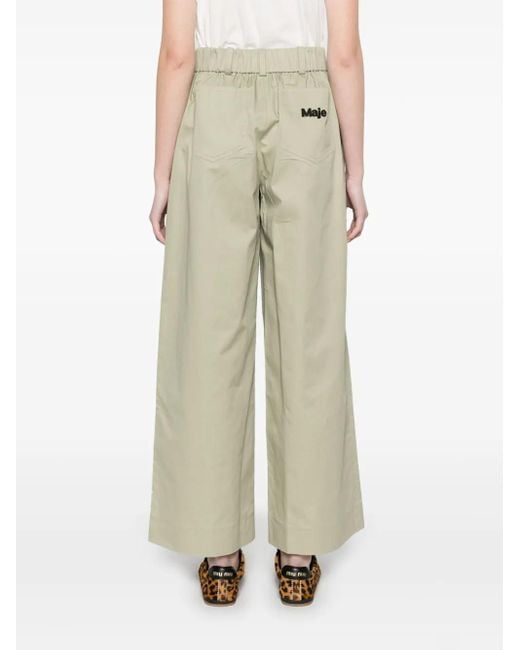 Maje White Cargo Trousers