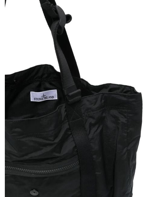Stone Island Black Borsa for men