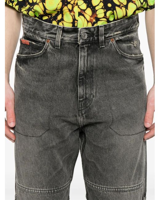 Martine Rose Gray Panelled Jeans for men