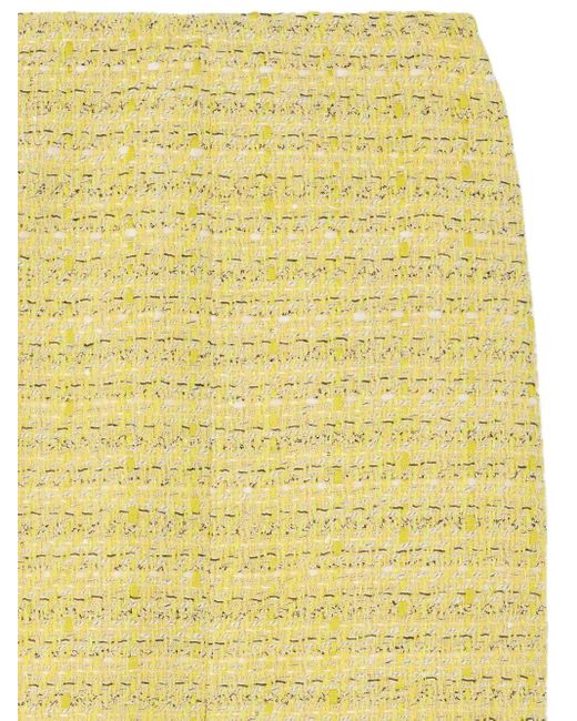 St. John Yellow Tweed Skirt