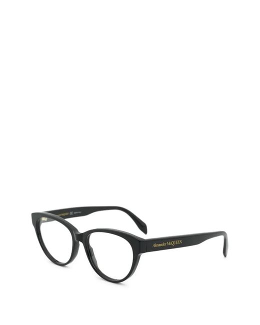 McQueen Black Cat-Eye-Frame Glasses