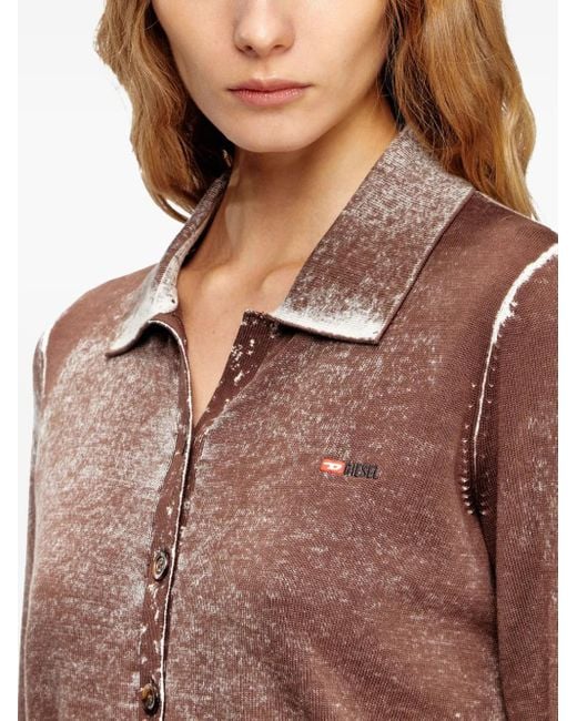 DIESEL Red M-Loren Cardigan