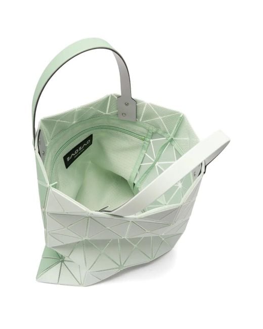 Issey Miyake Gray Handtasche Mit Geometrischem Muster