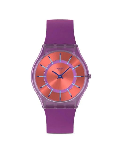 Swatch Pink Essentials 34Mm Watch for men