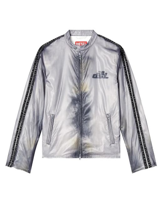 DIESEL Gray J-Pop Bomber Jacket for men