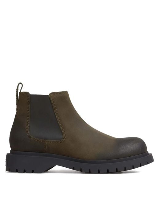 メンズ Givenchy レザー チェルシーブーツ Brown