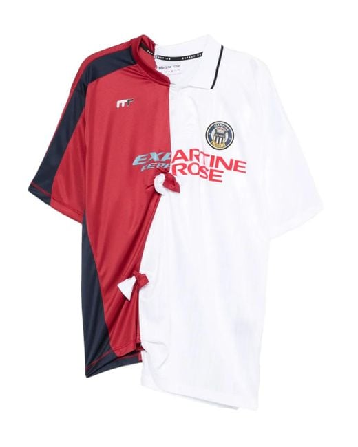 Maglia Da Football Color-Block di Martine Rose in Red da Uomo