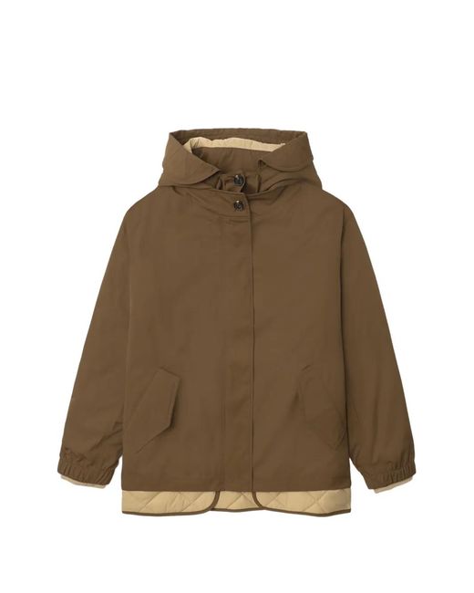 Rag & Bone Natural Hooded Quilted-Trim Jacket