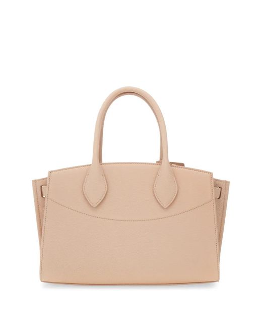 Ferragamo Natural New Studio Soft Bag (M)