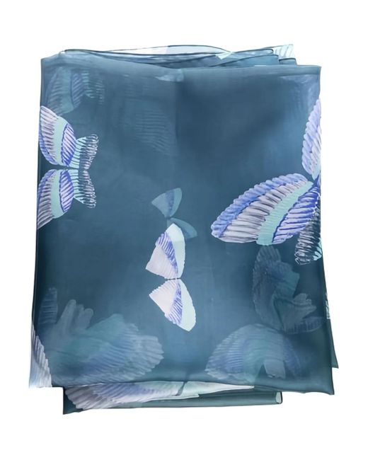 Emporio Armani Blue Scarfs