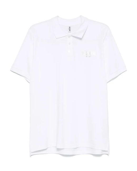 メンズ Moschino ポロシャツ White