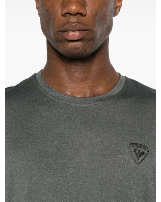 T-shirt con logo in rilievo di Rossignol in Gray da Uomo