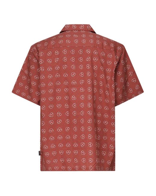 Carhartt Red Heart-Print Short-Sleeve Shirt for men
