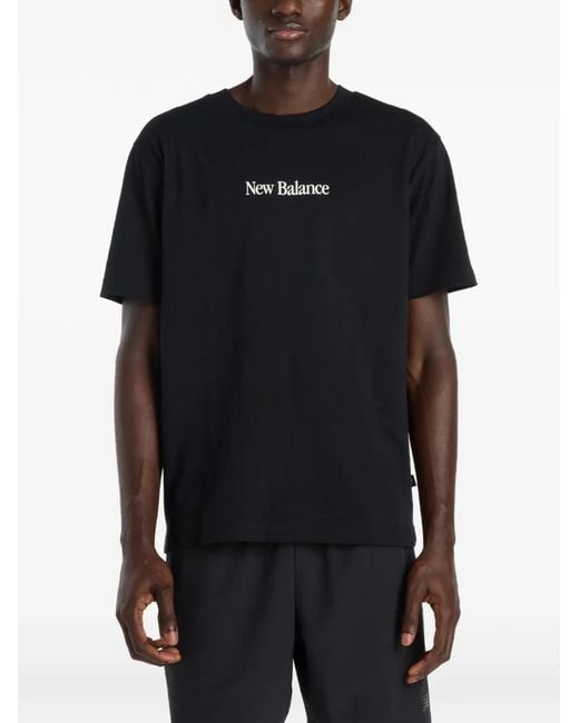 New Balance Black N Collage Graphic T-Shirt for men